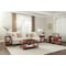 Alaterre Furniture Country Cottage 42"L Coffee Table, Red Antique Finish ACCA11RA - alternate 4